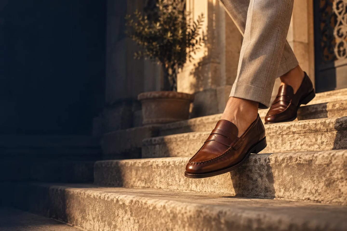 Mocasines Mrooz en cuero